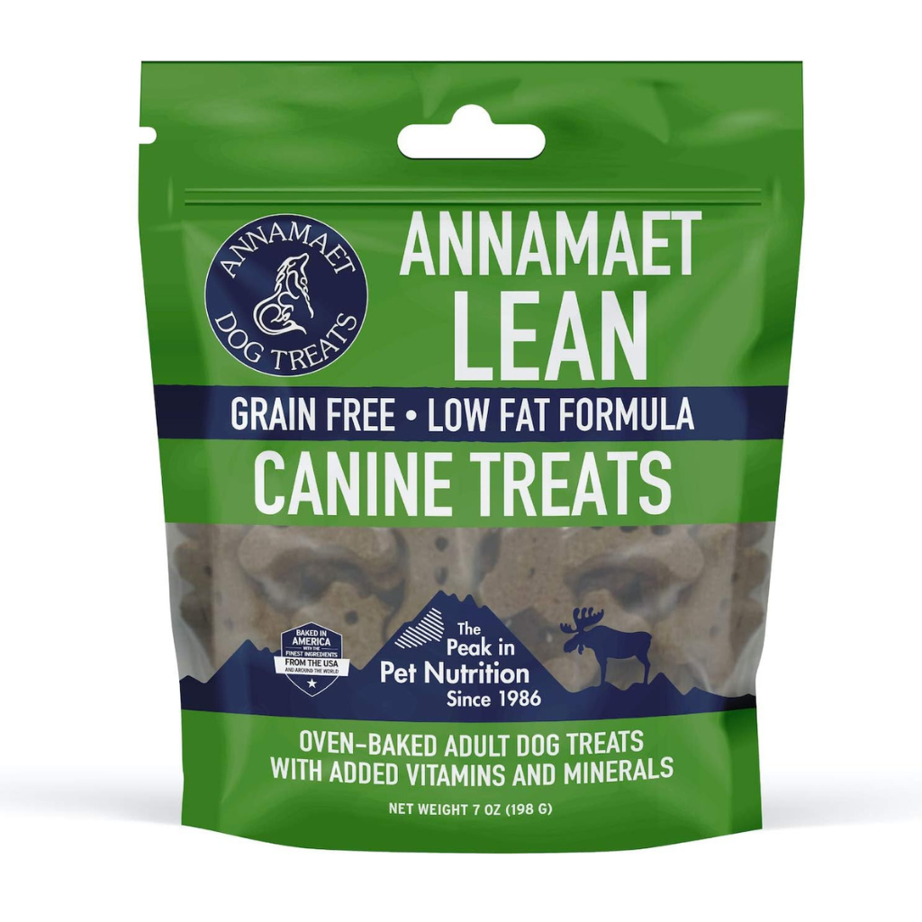 Annamaet Lean Low Fat Formula Grain-Free Oven-Baked Dog Treats (7 oz)