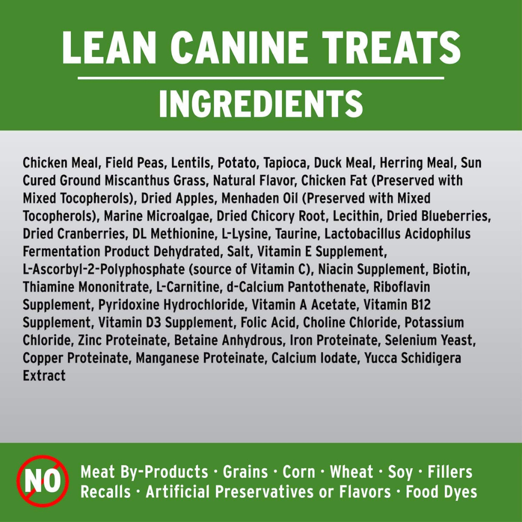 Annamaet Lean Low Fat Formula Grain-Free Oven-Baked Dog Treats (7 oz)