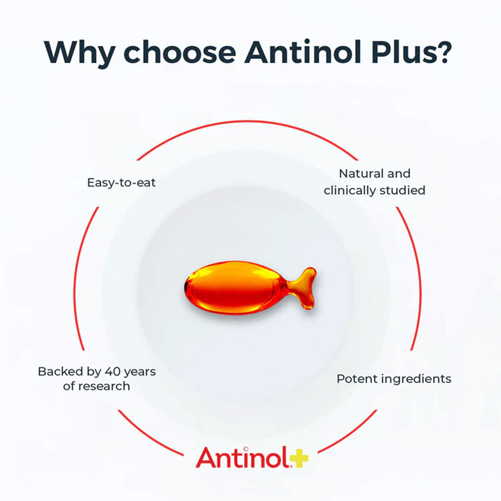 Antinol+ Plus Enhanced Daily Joint and Mobility Support for Cats, 30 Soft Gels