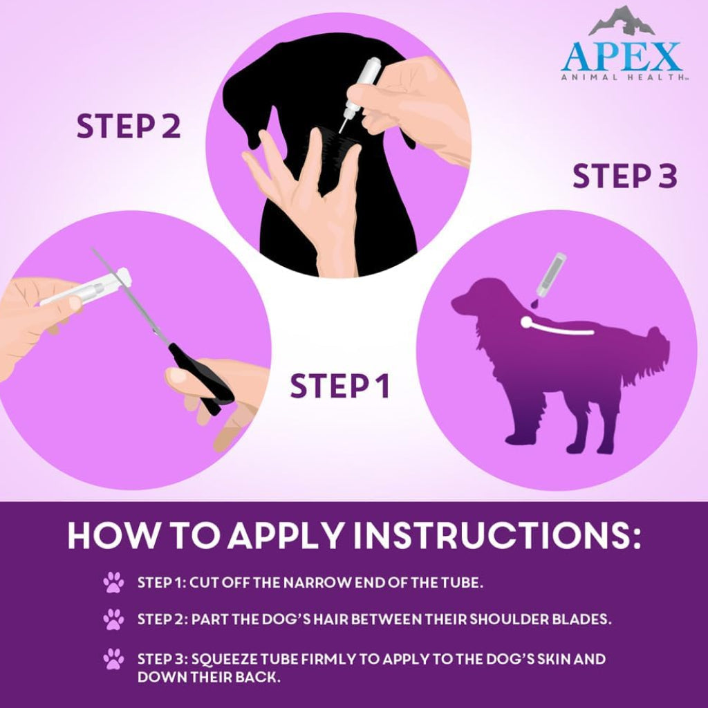 Apex Plus Topical Flea & Tick Prevention for Dogs, 45-88 lbs, 3 Doses