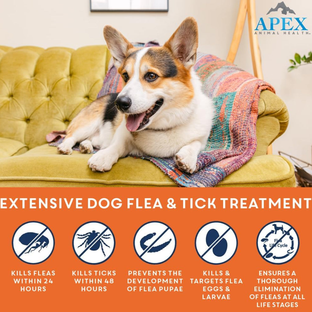 Apex Plus Topical Flea & Tick Prevention for Dogs, 5-22 lbs, 3 Doses