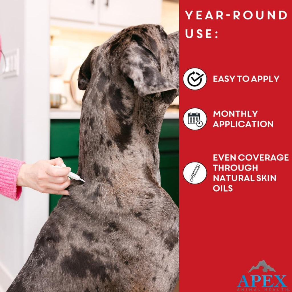 Apex Plus Topical Flea & Tick Prevention for Dogs, 89-132 lbs, 3 Doses