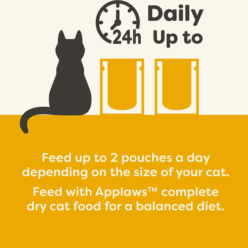 Applaws Chicken with Pumpkin Bits in Broth Wet Cat Food, 2.47-oz pouch, case of 12