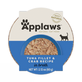 Applaws Natural Tuna Fillet with Crab in Broth Can Cat Food
