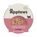 Applaws Natural Tuna Fillet with Shrimp in Broth Can Cat Food