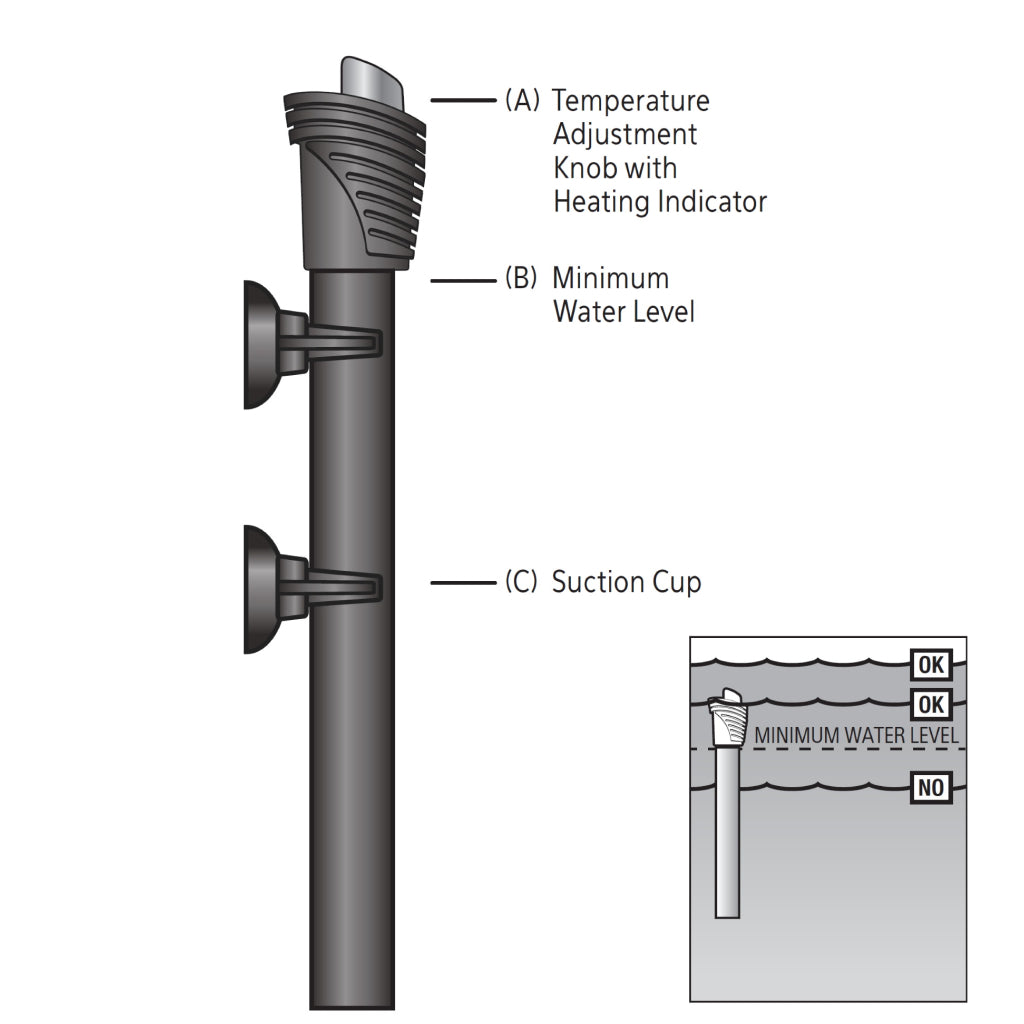 Aqueon Adjustable PRO Aquarium Heater