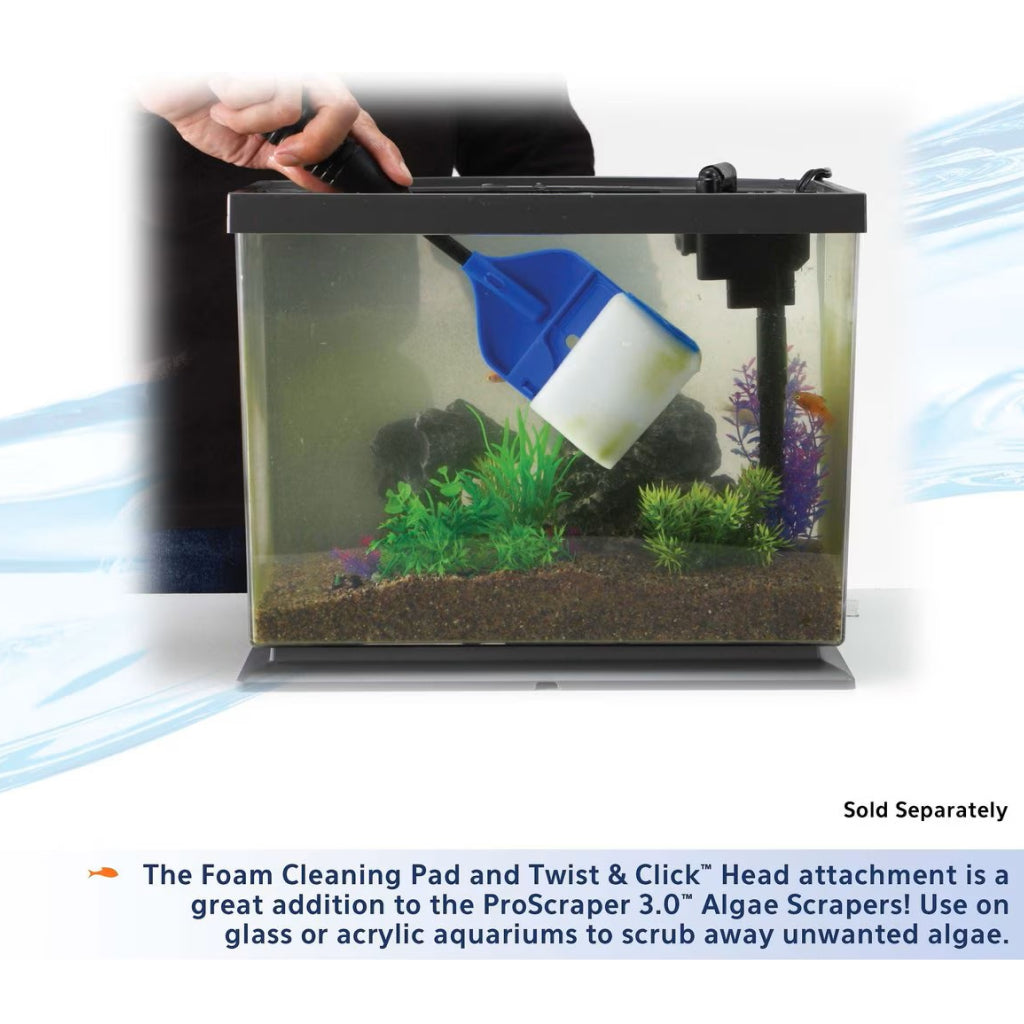 Aqueon ProScraper 3.0 Short Aquarium Algae Scraper