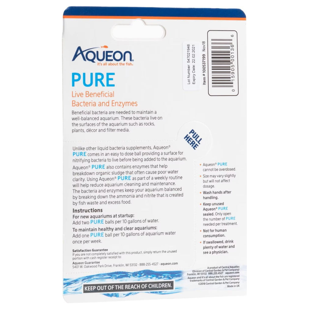 Aqueon PURE Live Beneficial Bacteria and Enzymes
