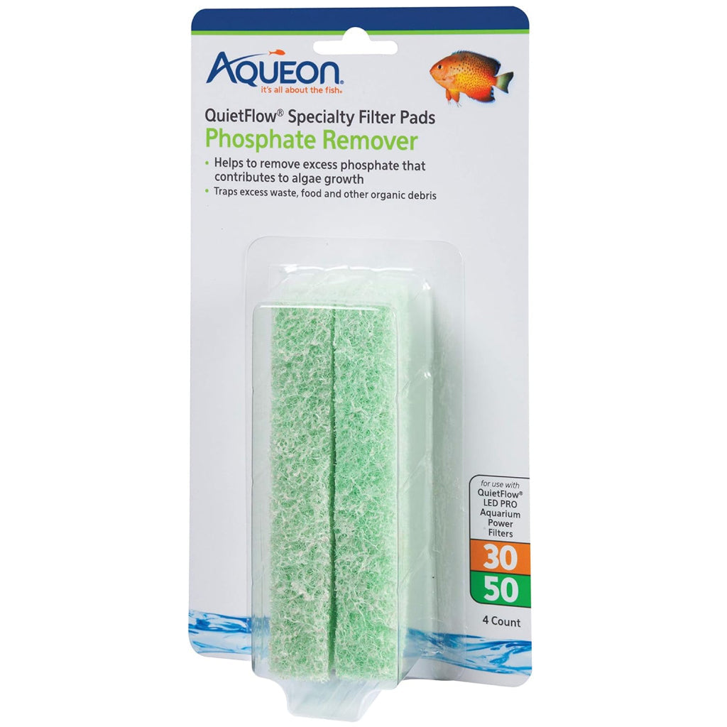 Aqueon Replacement Specialty Filter Pads -Phosphate Remover (4 ct)