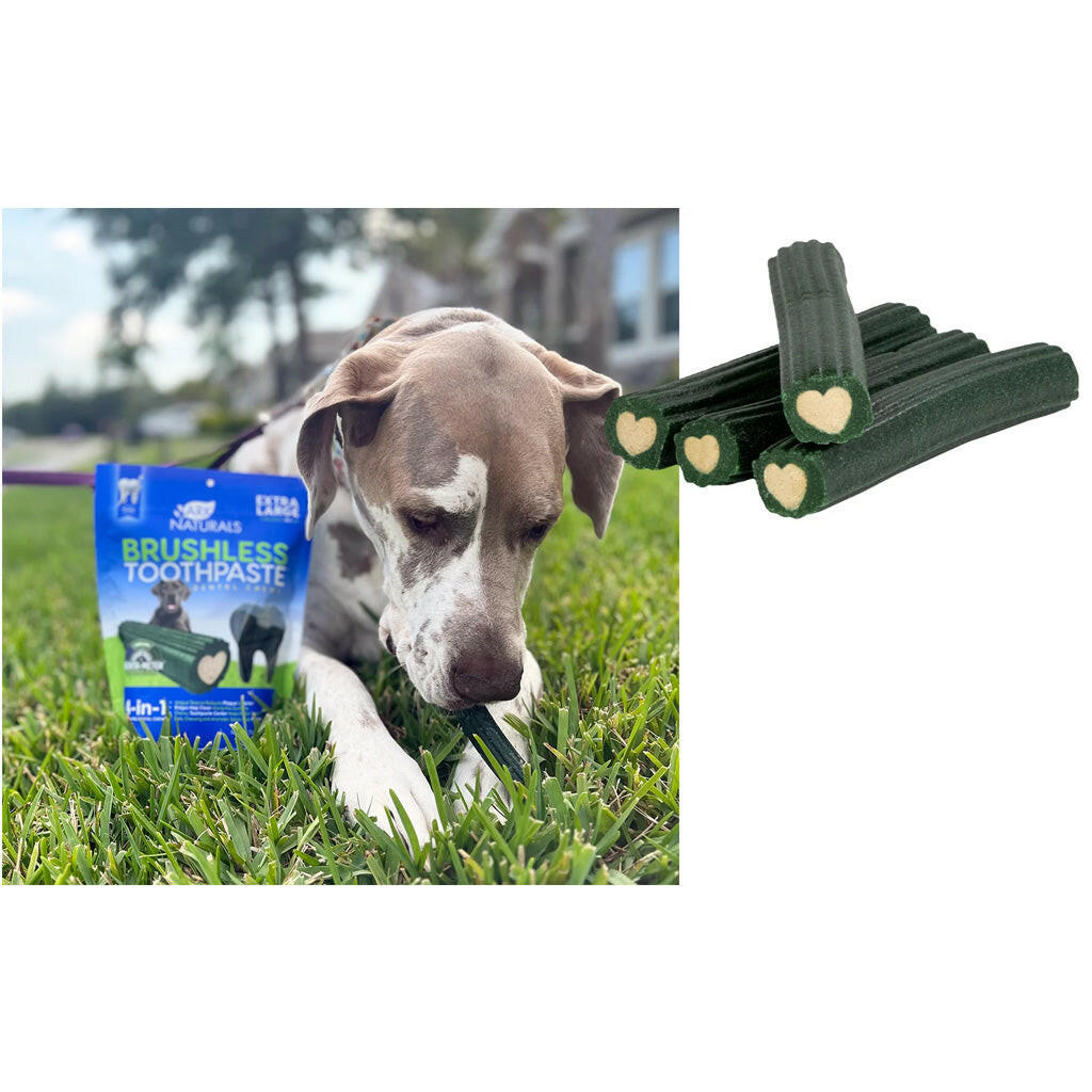 Ark Naturals 4-in-1 Brushless Toothpaste Chews for Extra Large Dental Dogs (24 oz)