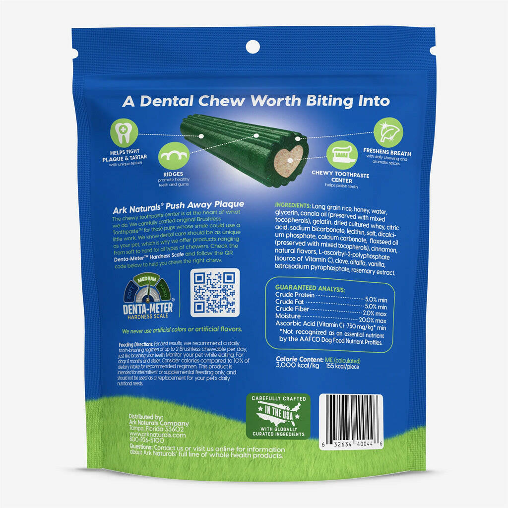 Ark Naturals 4-in-1 Brushless Toothpaste Chews for Extra Large Dental Dogs (24 oz)