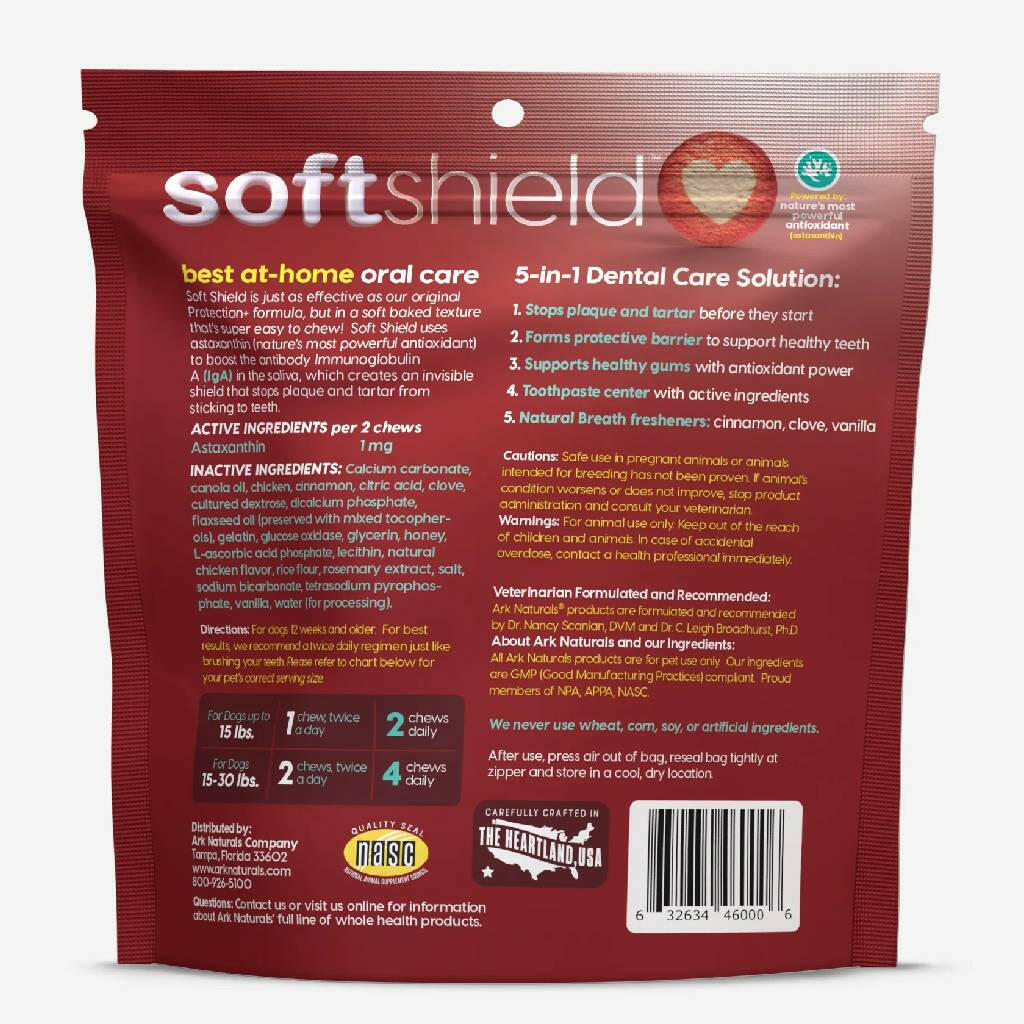 Ark Naturals 5-in-1 Soft Shield Protection+ Brushless Toothpaste Chews for Small Dogs (12 oz)