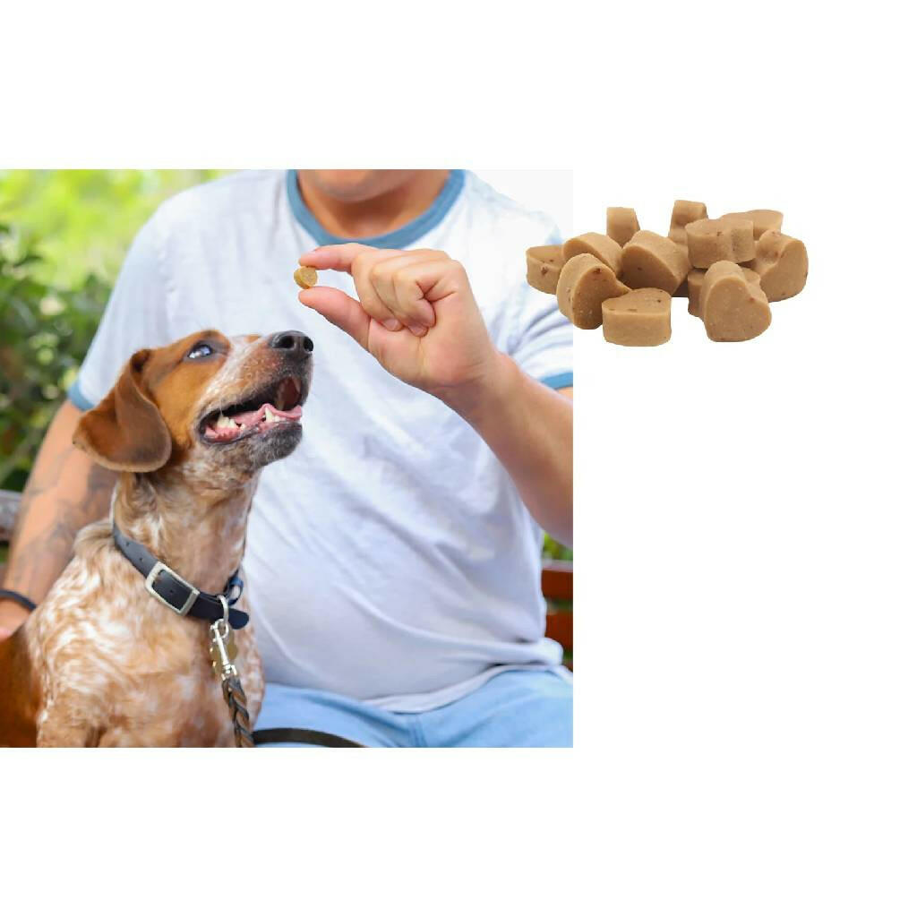 Ark Naturals Breath Bursts Brushless Toothpaste Peppermint Dog Treats for Small Dogs (4 oz)
