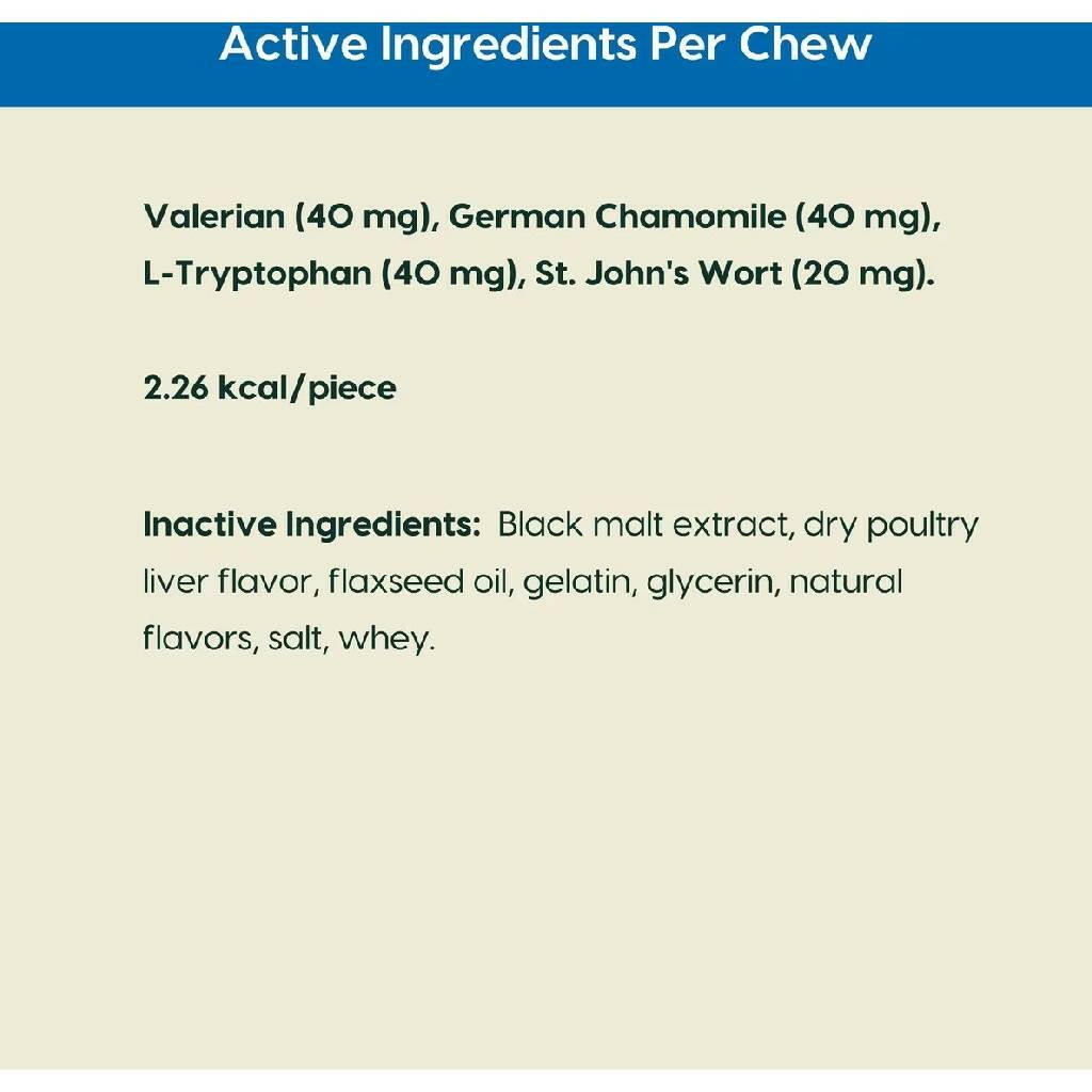 Ark Naturals Happy Traveler Soft Chews Calming Supplement for Dogs & Cats  (75 ct)