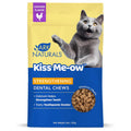 Ark Naturals Kiss Me-Ow Strengthening Dental Chews Crunchy Cat Treats, Chicken Flavor