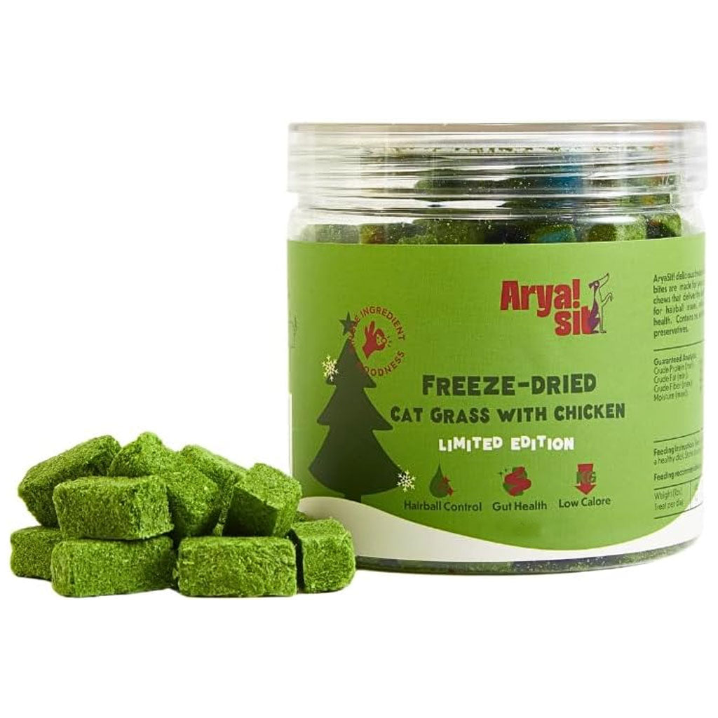 Arya Sit Freeze-Dried Cat Grass with Chicken Limited Edition