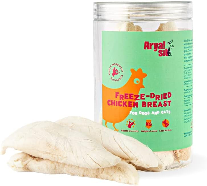 Arya Sit Freeze-Dried Chicken Breast Treats for Dogs & Cats