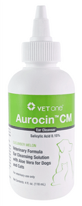 Aurocin CM Ear Cleanser Cucumber Melon Scent  4oz