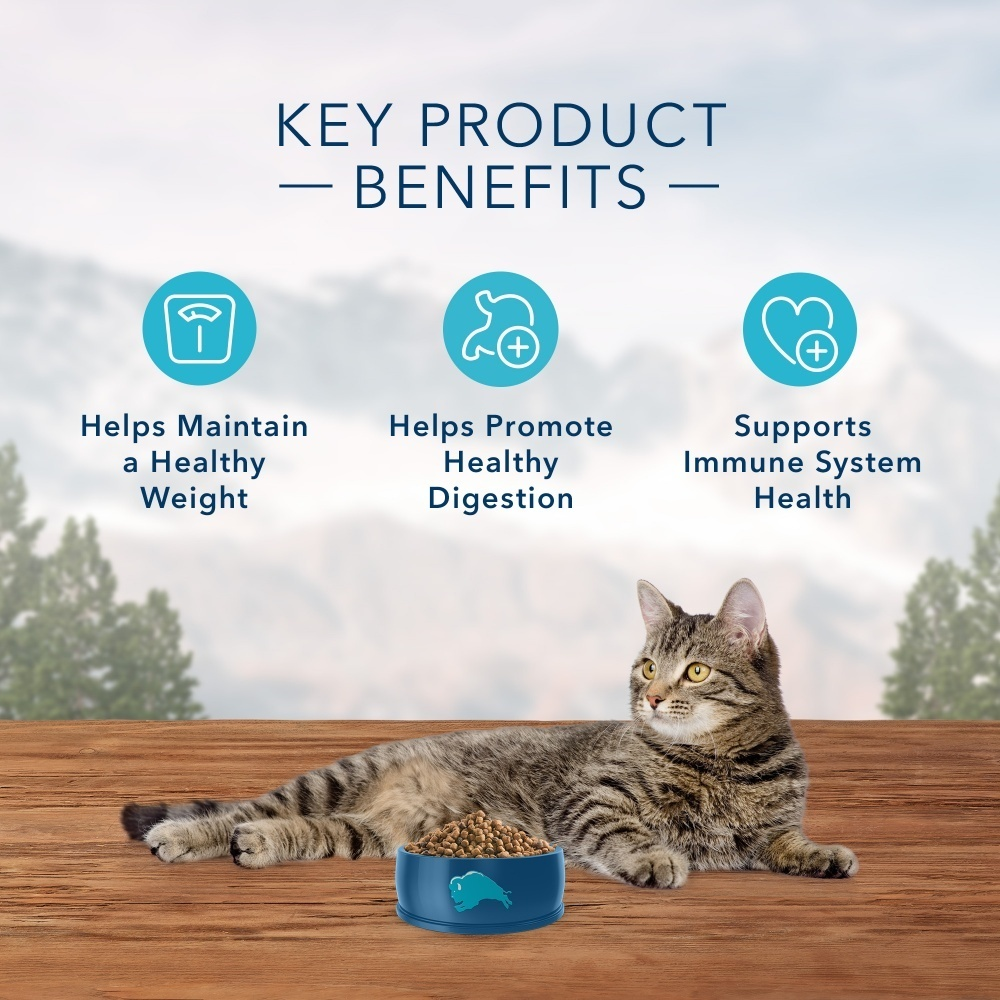 Blue Buffalo Wilderness High-Protein Grain-Free Adult Weight Control Chicken Recipe Dry Cat Food, 11-lb