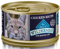 Blue Buffalo Wilderness High-Protein Grain-Free Chicken Recipe Canned Food For Mature Cats, 5.5-oz, case of 24