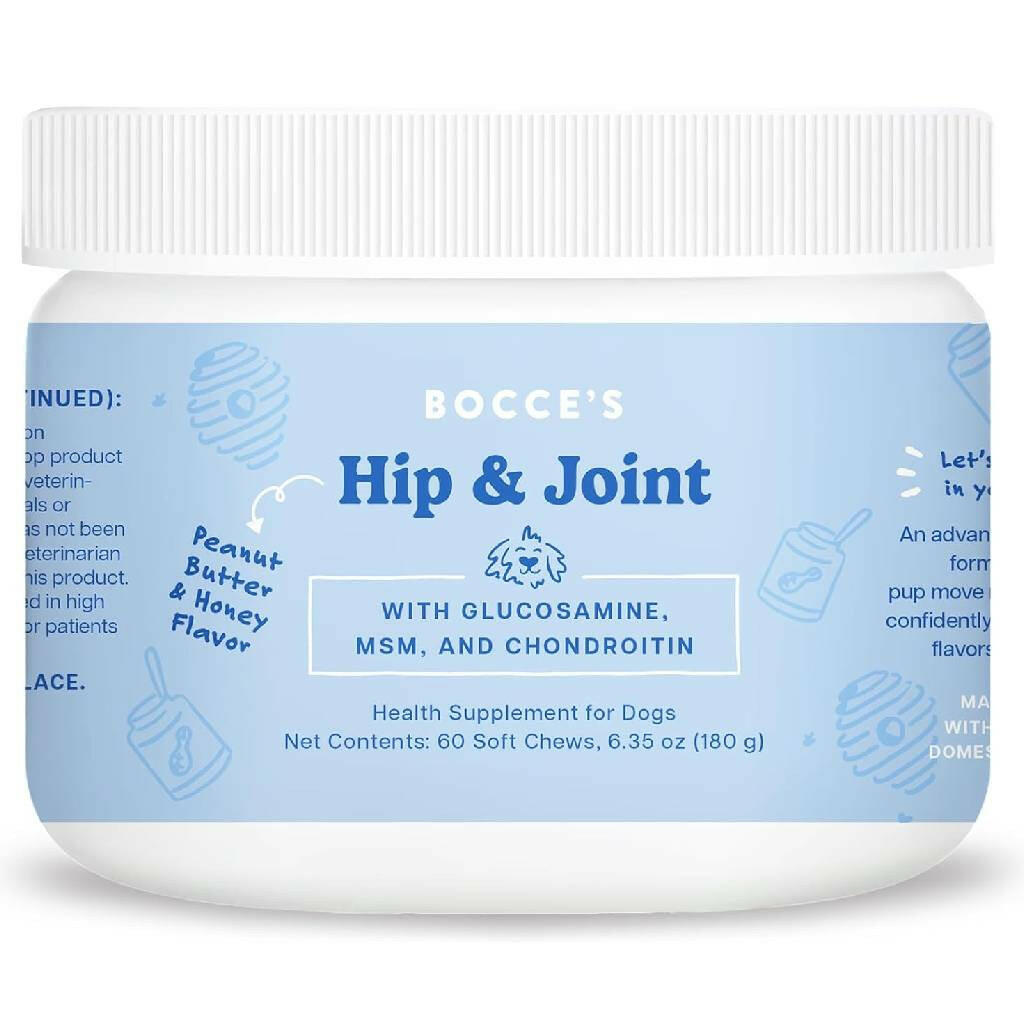 Bocce's Bakery Hip & Joint Supplement for Dogs (60 Soft Chews)