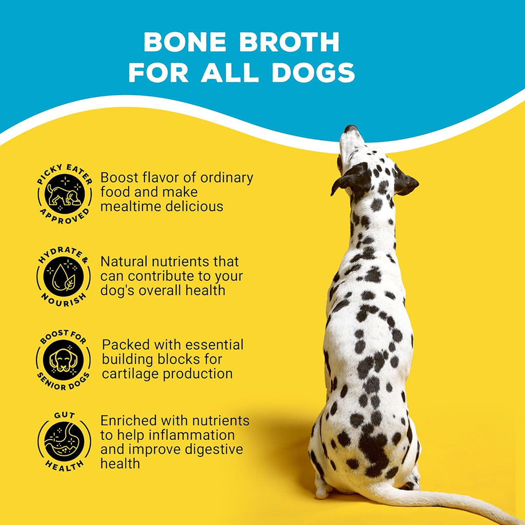 Brutus Broth Beef Bone Broth Hip & Joint Formula with Glucosamine for Dogs (32 oz)