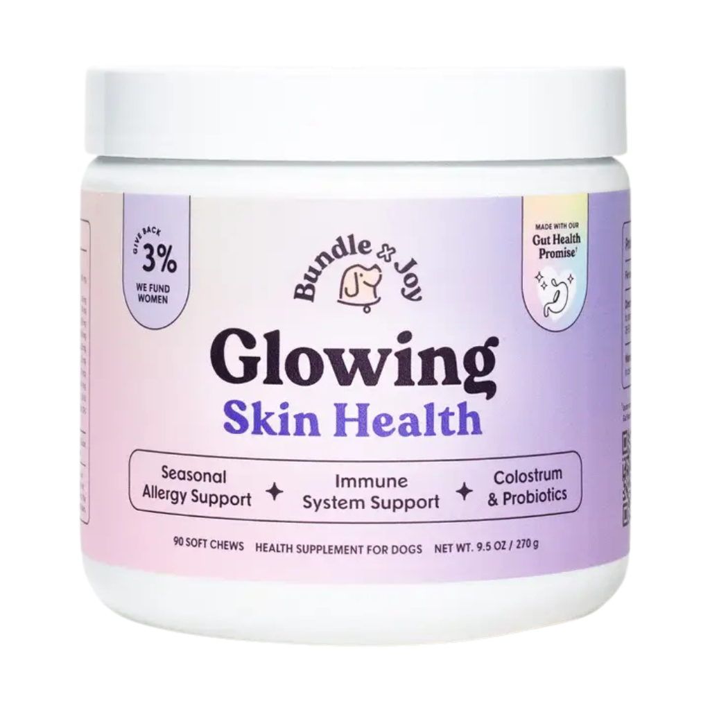 Bundle x Joy Glowin Skin Health Supplement for Dogs (90 soft chews)