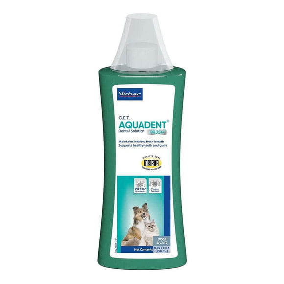 C.E.T. Aquadent Fr3sh Dental Solution Water Additive for Dogs & Cats