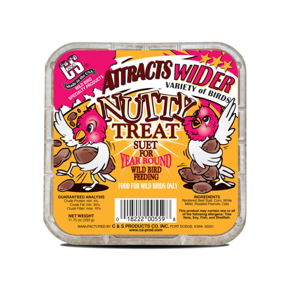 C&S Suet Treat for Wild Birds, 12 pack