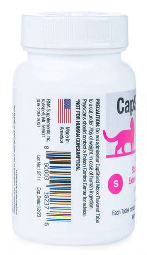 CapShield Maxx Flea Protection Supplement for Cats 7-15 lb (6 tablets)