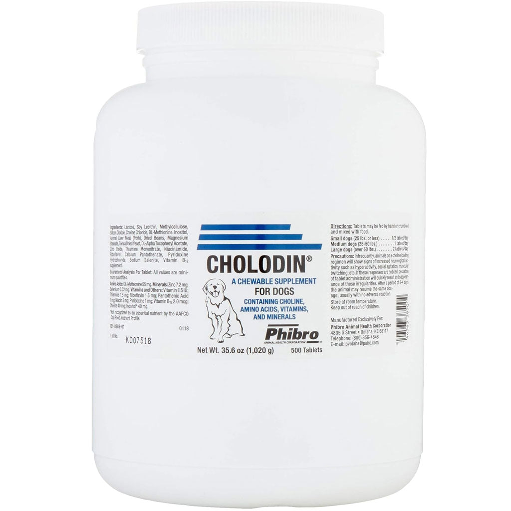 Cholodin Canine Chewable Tablets
