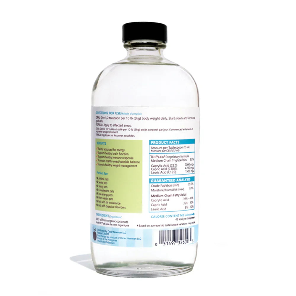 Cocotherapy TriPlex MCT-3 Oil for Dogs, Cats & Birds