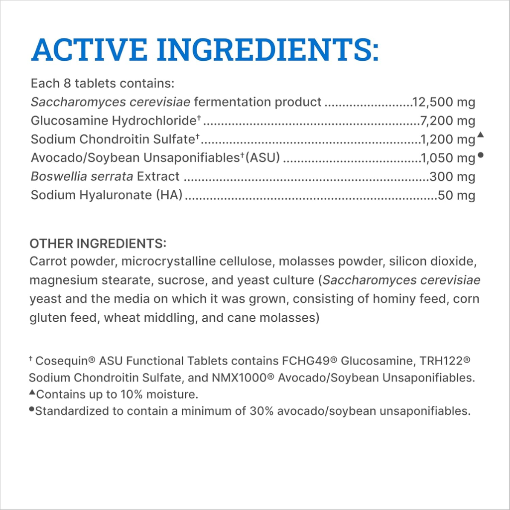 Cosequin ASU Functional Tablets (240 grams)