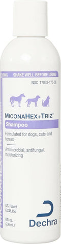 Dechra MiconaHex +Triz Antimicrobial Shampoo for Dogs, Cats & Horses