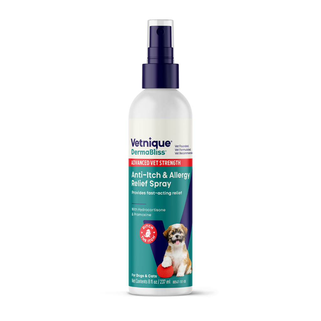 Dermabliss Advanced Vet Strength Anti-Itch & Allergy Relief Spray for Dogs & Cats