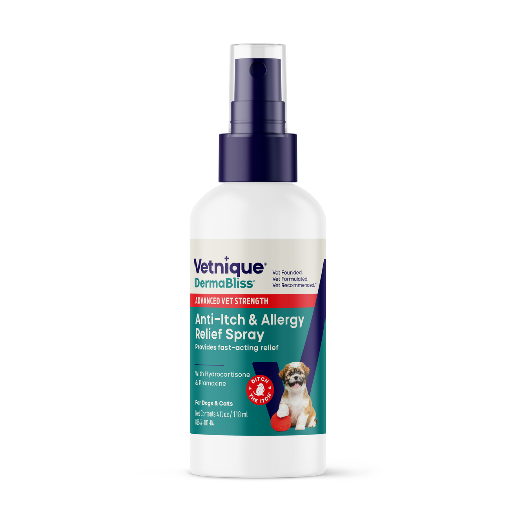 Dermabliss Advanced Vet Strength Anti-Itch & Allergy Relief Spray for Dogs & Cats