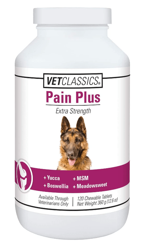 Vet Classics Pain Plus Extra Strength for Dogs (120 Chew Tabs)