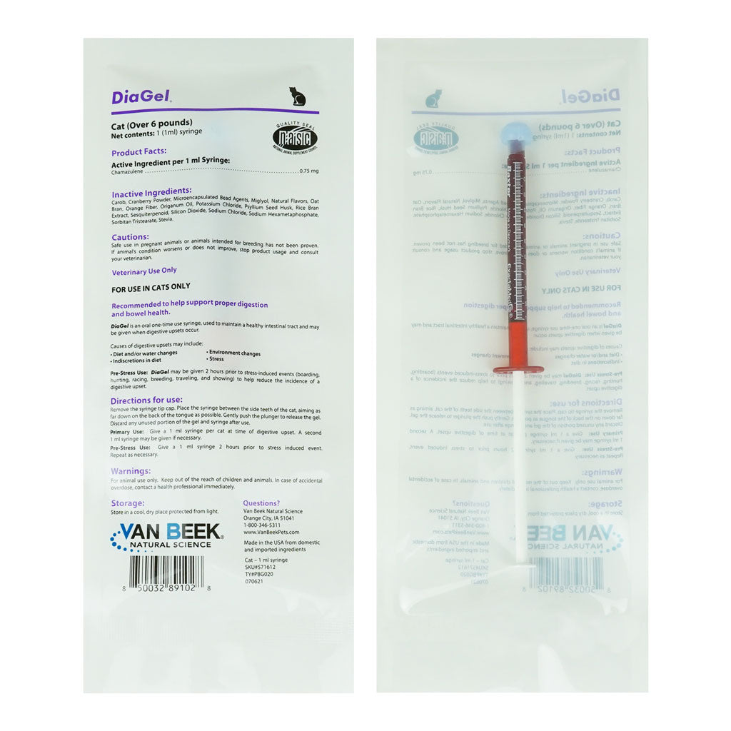 DiaGel Anti-Diarrheal Gel for Cats (1 ml)
