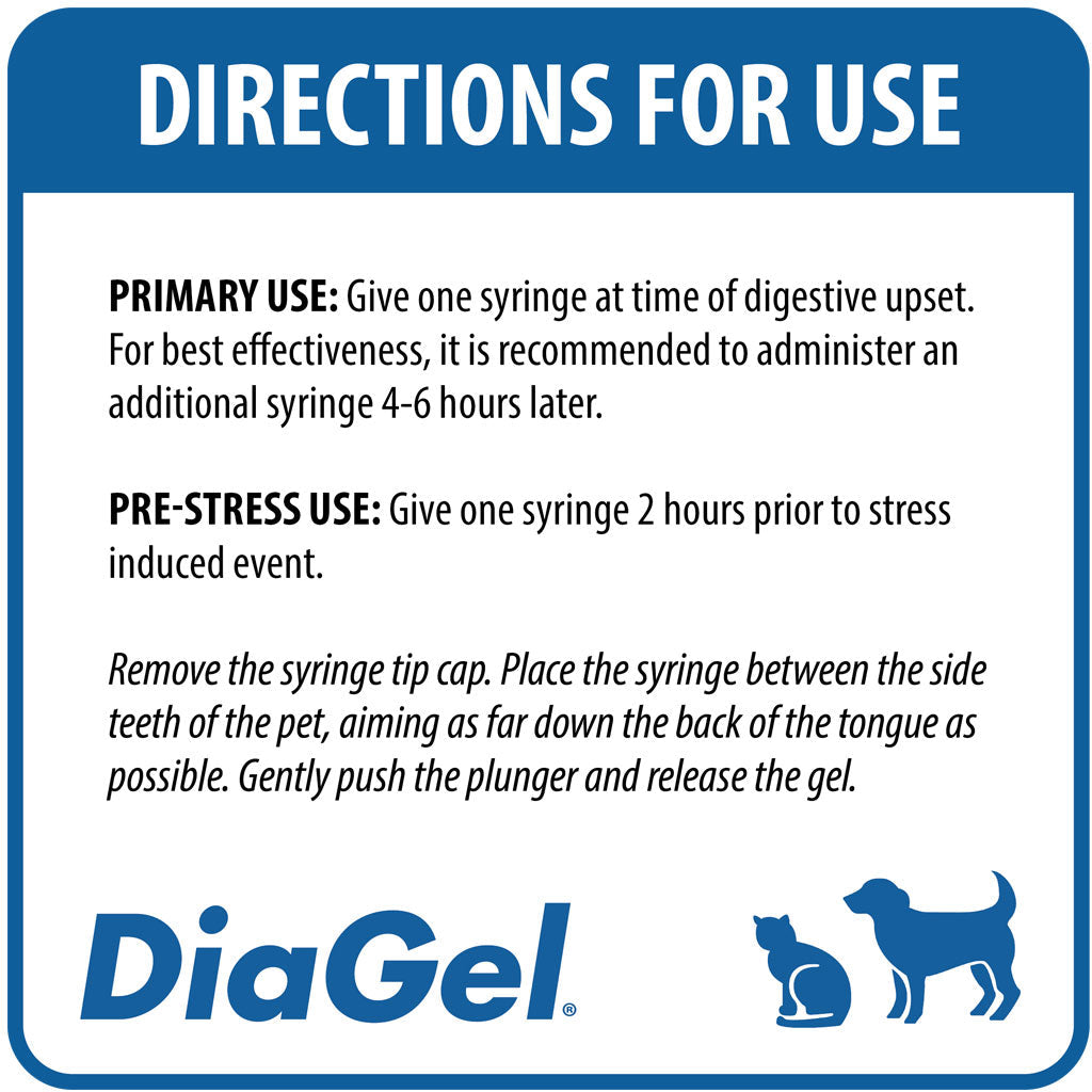 DiaGel Anti-Diarrheal Gel for Large Dogs (5 ml)