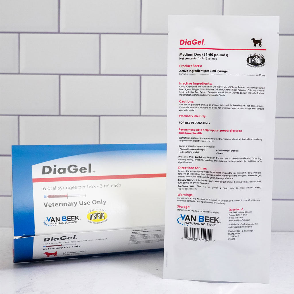 DiaGel Anti-Diarrheal Gel for Medium Dogs (3 ml)