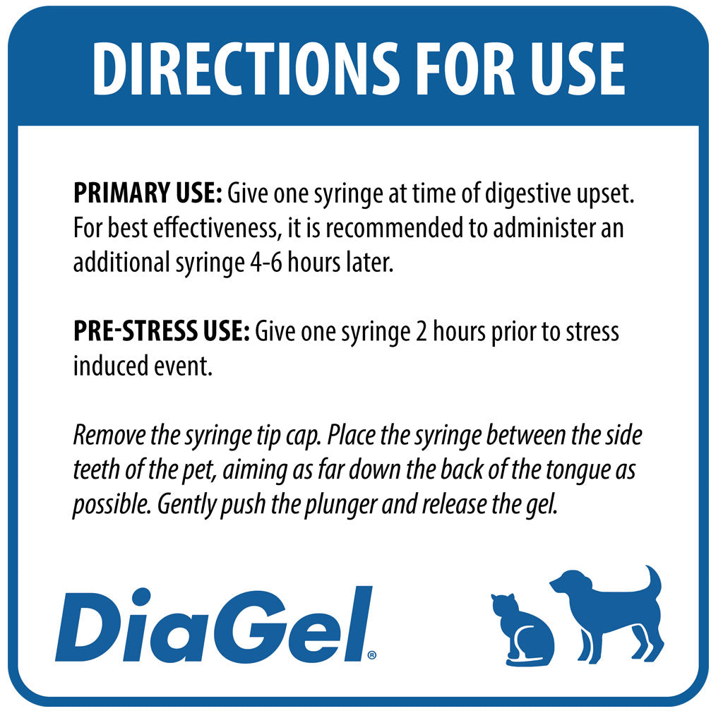 DiaGel Anti-Diarrheal Gel for Small Dogs (1 ml)