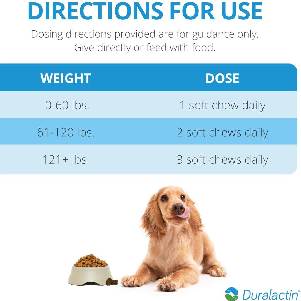 Duralactin Canine Soft Chews for Dogs