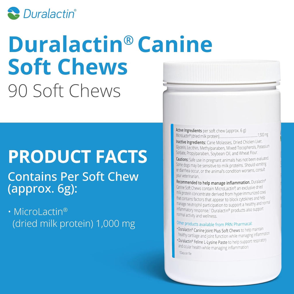 Duralactin Canine Soft Chews for Dogs