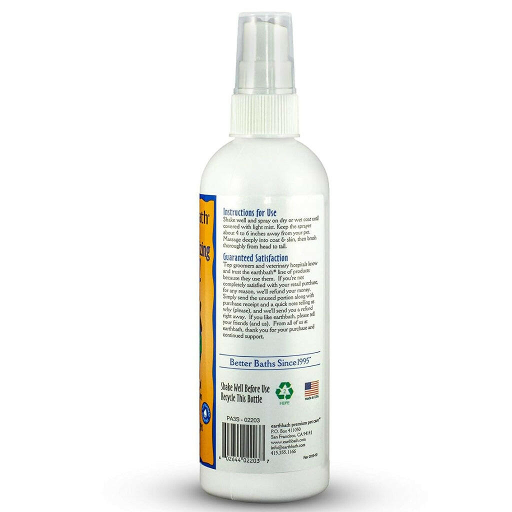 Earthbath 3-in-1 Deodorizing Vanilla Almond Spritz for Dogs (8 oz)