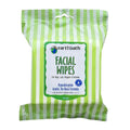 Earthbath Hypoallergenic Facial Wipes for Dogs Cats Puppies & Kittens (25 ct)