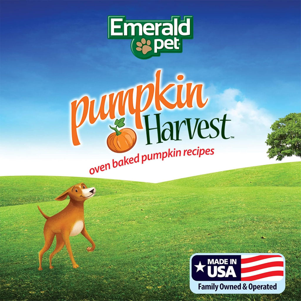 Emerald Pet Pumpkin Harvest Mini Trainers Pumpkin Recipe with Mixed Berry Dog Treats, 6-oz