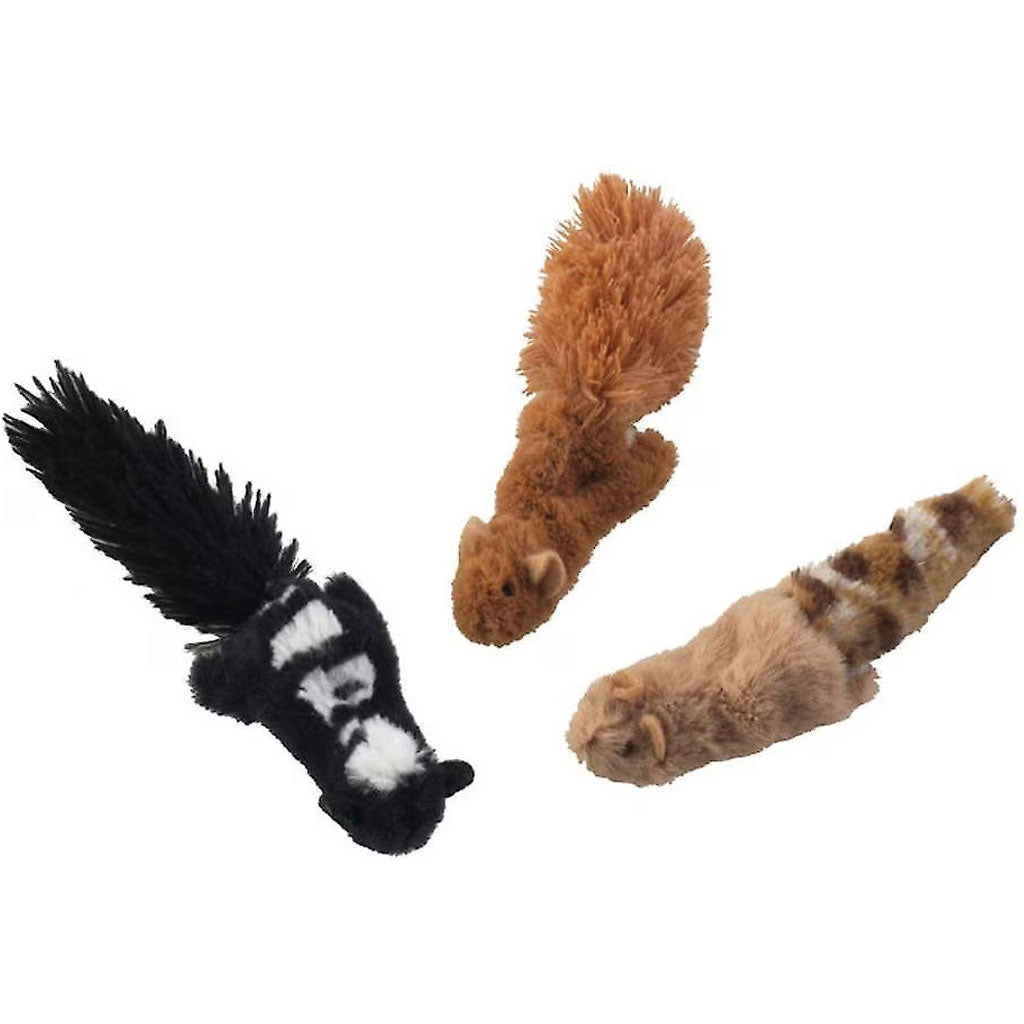 Ethical Pet Skinneeez Forest Creatures Cat Toy with Catnip, assorted characters