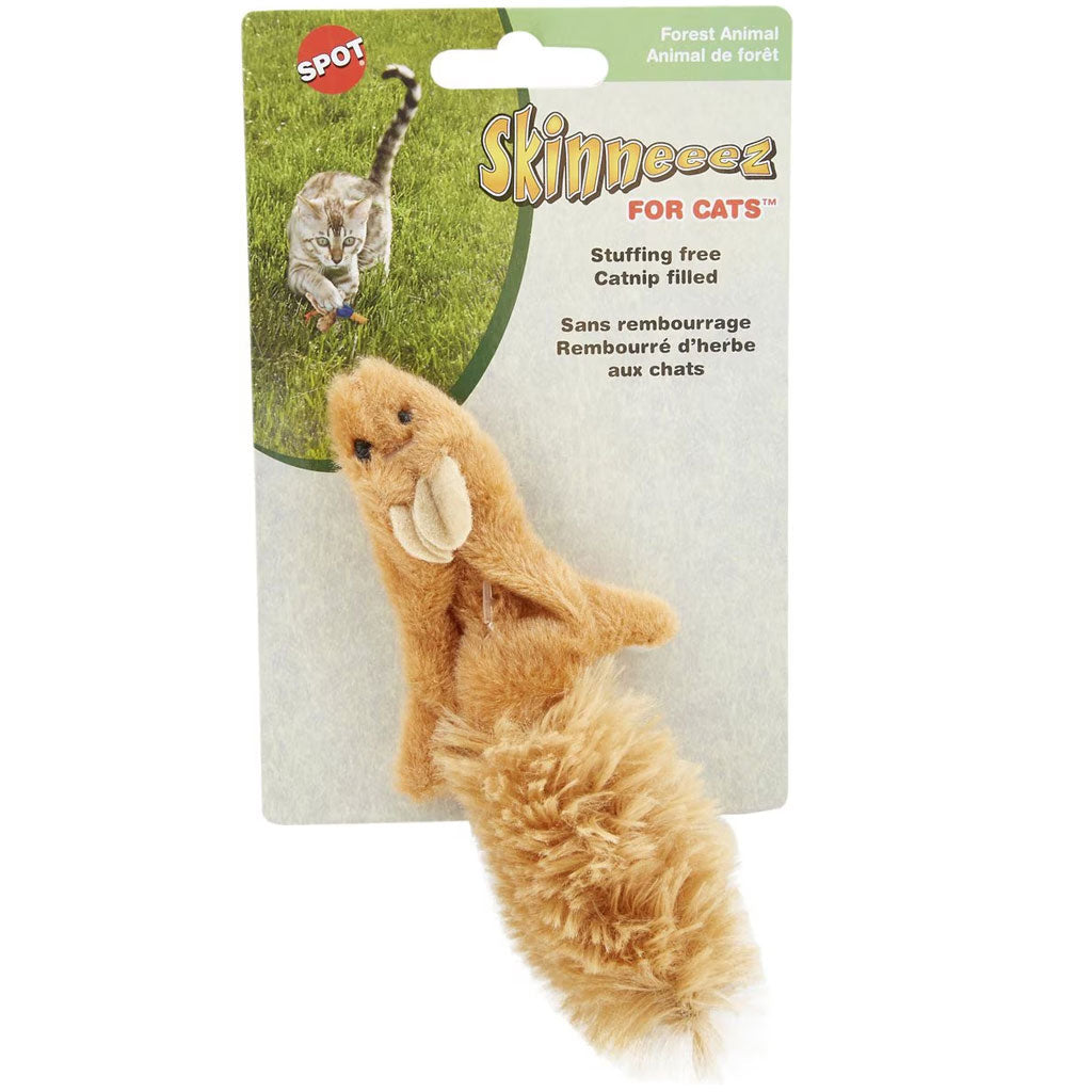 Ethical Pet Skinneeez Forest Creatures Cat Toy with Catnip, assorted characters