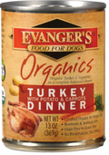 Evangers 100% Organic Turkey with Potato And Carrots Canned Dog Food