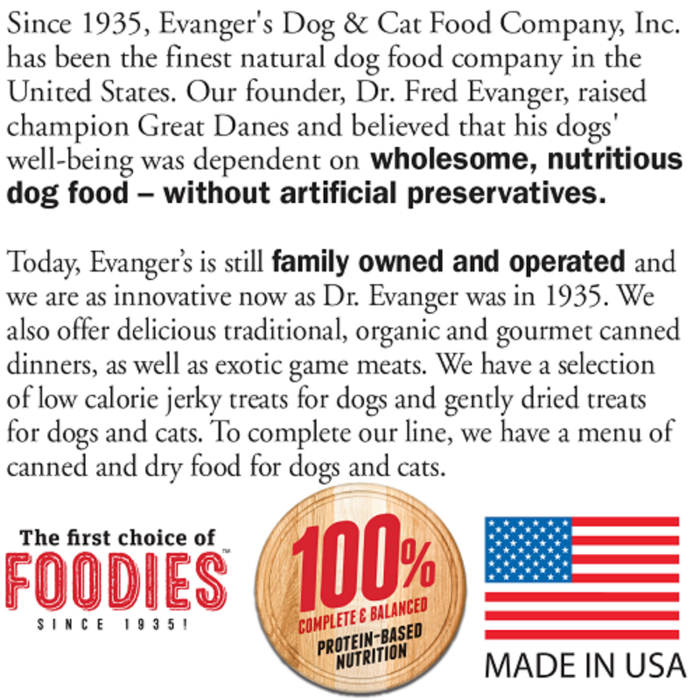 Evangers Classic Chicken and Rice Dinner Canned Dog Food, 13-oz, case of 12